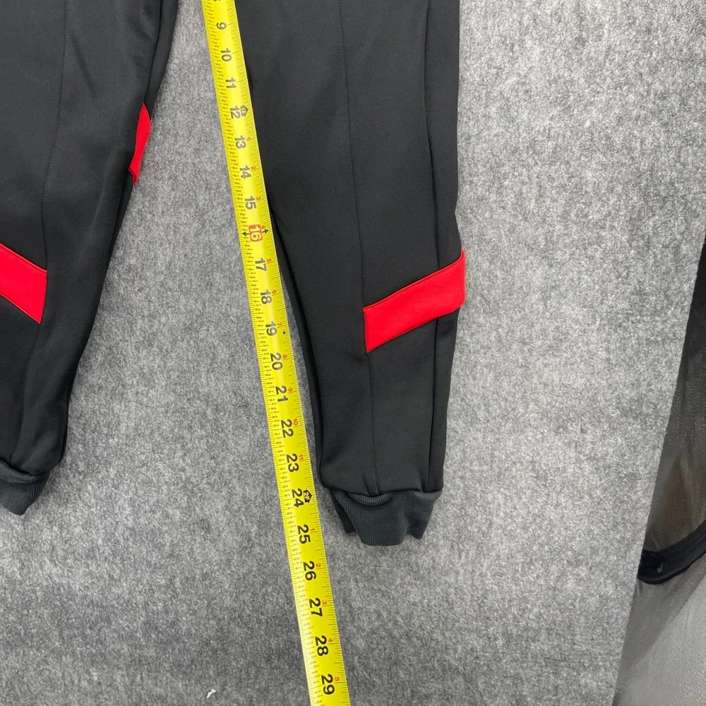 The Marathon Clothing Track Pants Mens Small  Black Red Joggers Puma TMC